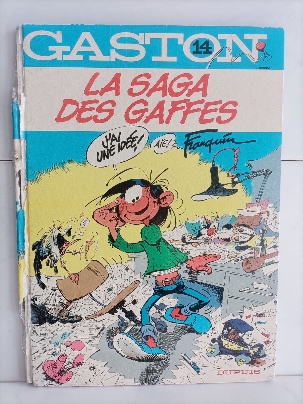 bd-gaston-lagaffe-14-la-saga-des-gaffes-franquin-dupui-kaufen