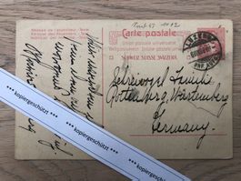 1906 Postkarte Stempel Luzern AK