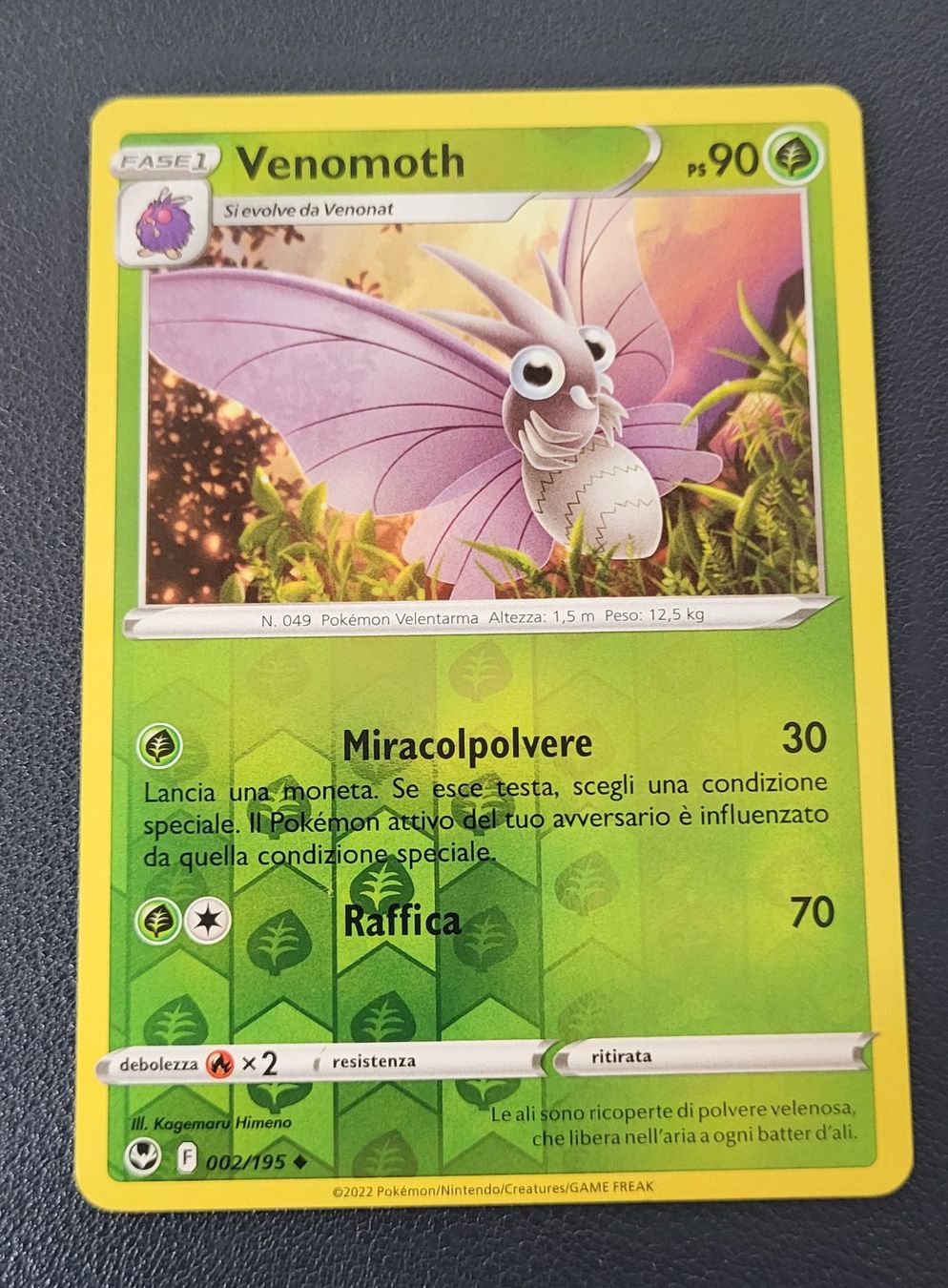 Pokémon Carte collezionabili: Pokemon 002/195 Venomoth Non Comune Reverse ITA – Usato da Lugano venduto da pan_5zpg