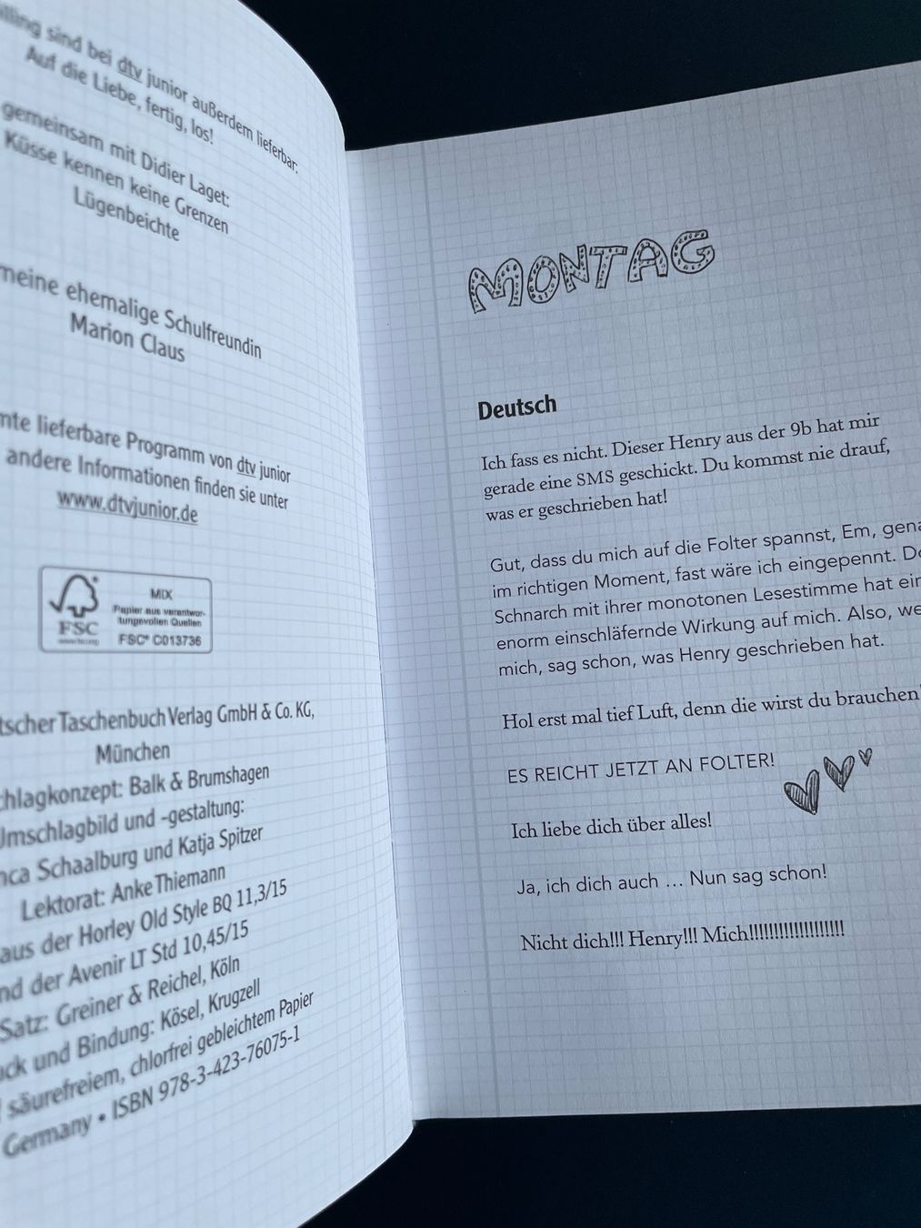 Bücher: BUCH Sechste Stunde Dr. Schnarch vom dtv - Beate Dölling – Neu (gemäss Beschreibung) aus Winterthur von calbecht 3