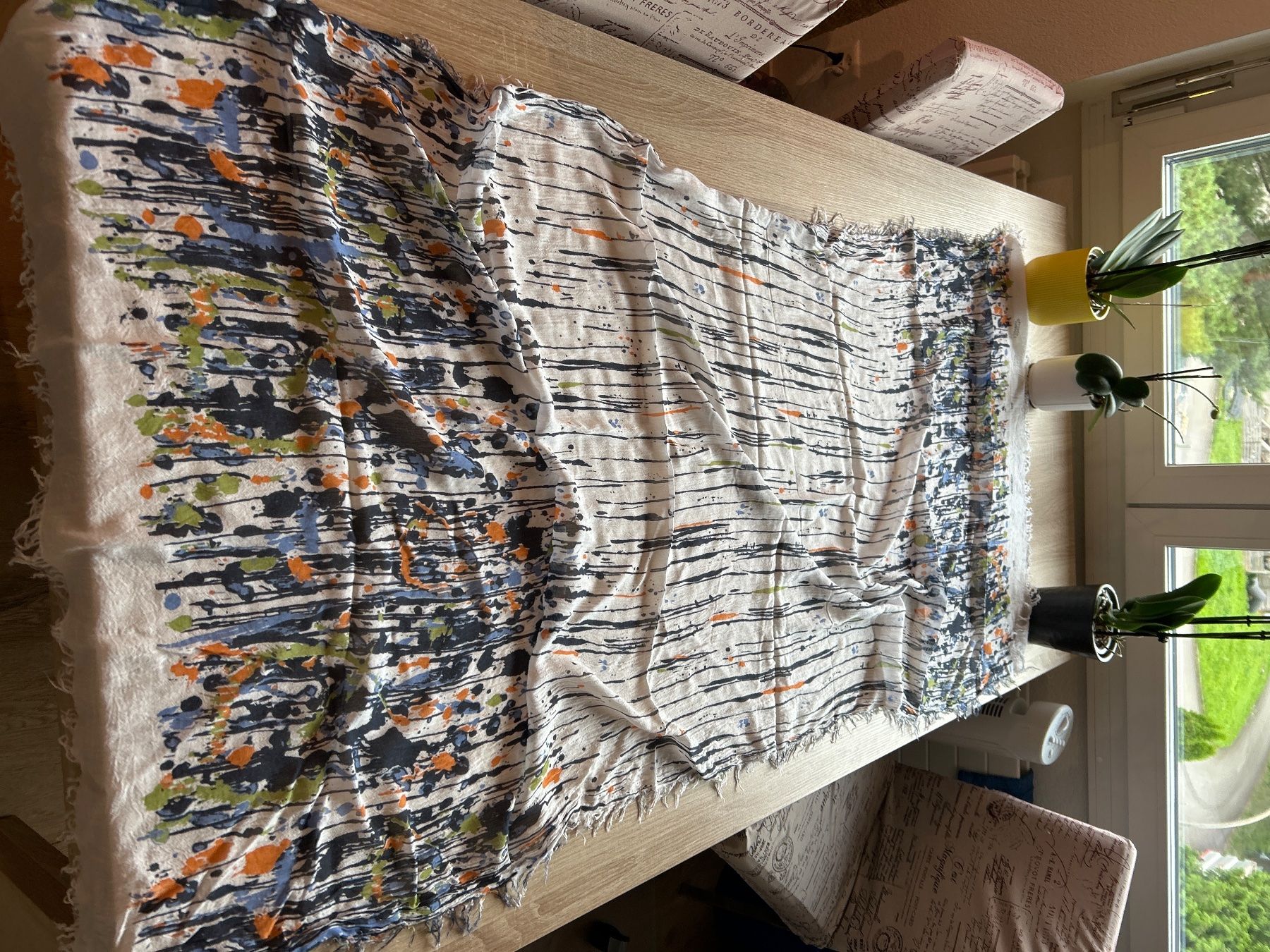Foulard & Sciarpe: Foulard BAMBOO weiss /bunt – Nuovo (secondo la descrizione) da Brunnen venduto da Nala2929 4