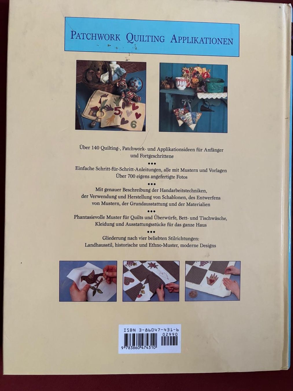 Libri: Stanley Isabel - Patchwork, Quilting, Applikationen (geb) – Usato da Schaffhausen venduto da buecherlaus-hobby 1