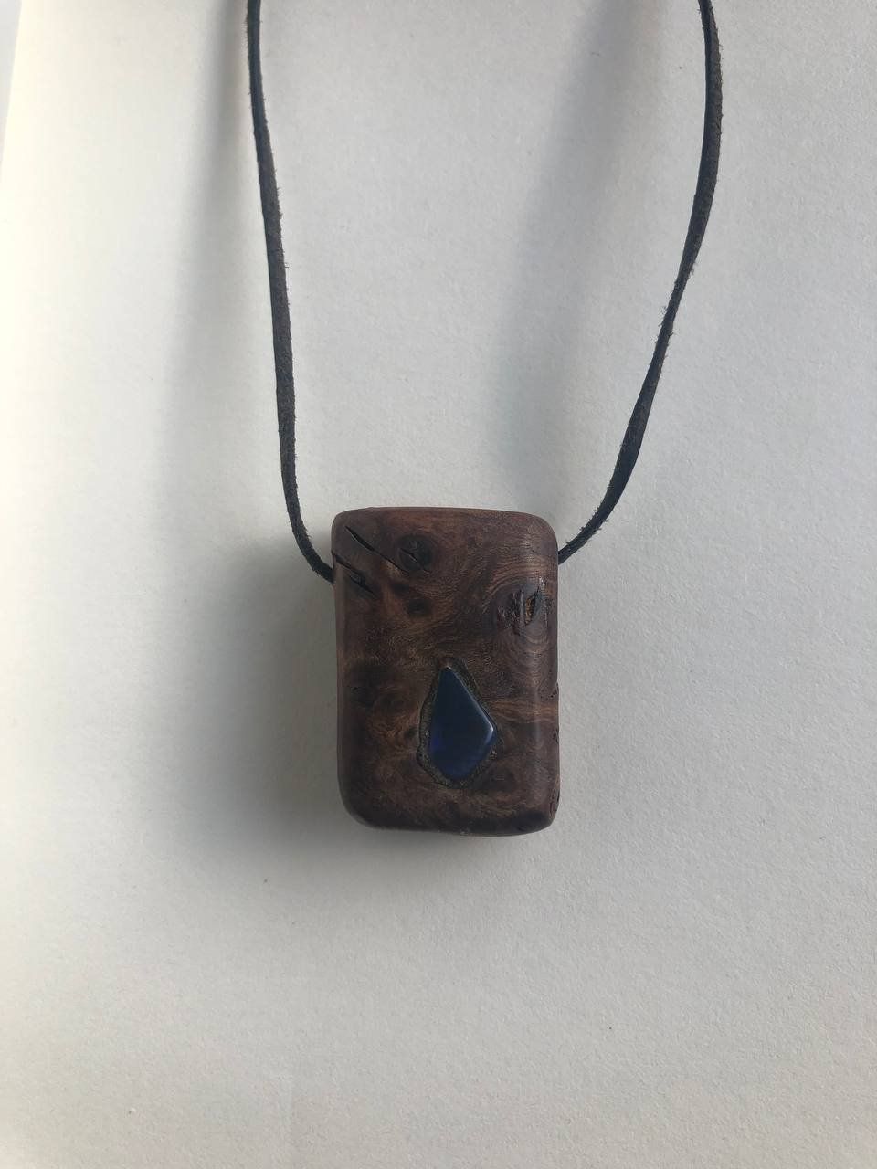 Anhänger: Anhänger, Kette, Olivenholz - Black Opal – Gebraucht aus Malix von jul_7nhn