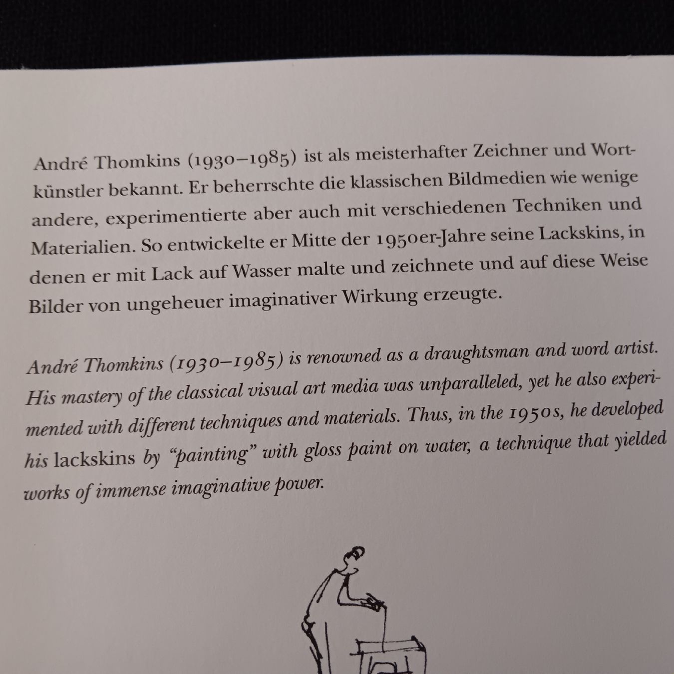 Bücher: André Thomkins Lackskins Buch – Gebraucht aus Chur von chr_b2cn 1