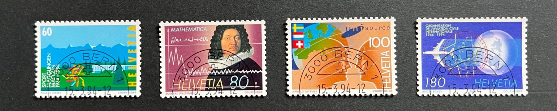 Alle Briefmarken: CH Marken Werbemarken gestempelt 1994 – Gebraucht aus Hünenberg See von wer_5286