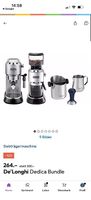 Kaffee Siebträgermaschine DeLonghi Dedica Bundle