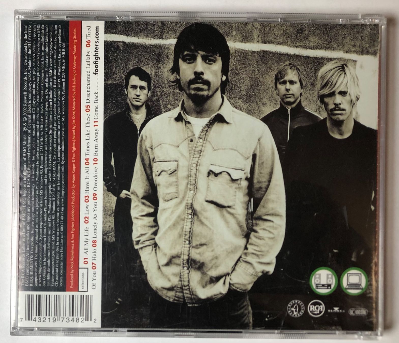 CD: FOO FIGHTERS - ONE BY ONE – Usato da Poliez-Pittet venduto da Newtown-Records 1