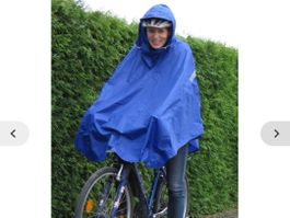 Velo- Töffli- Mofa Regenponcho Unisex blau guter Zustand