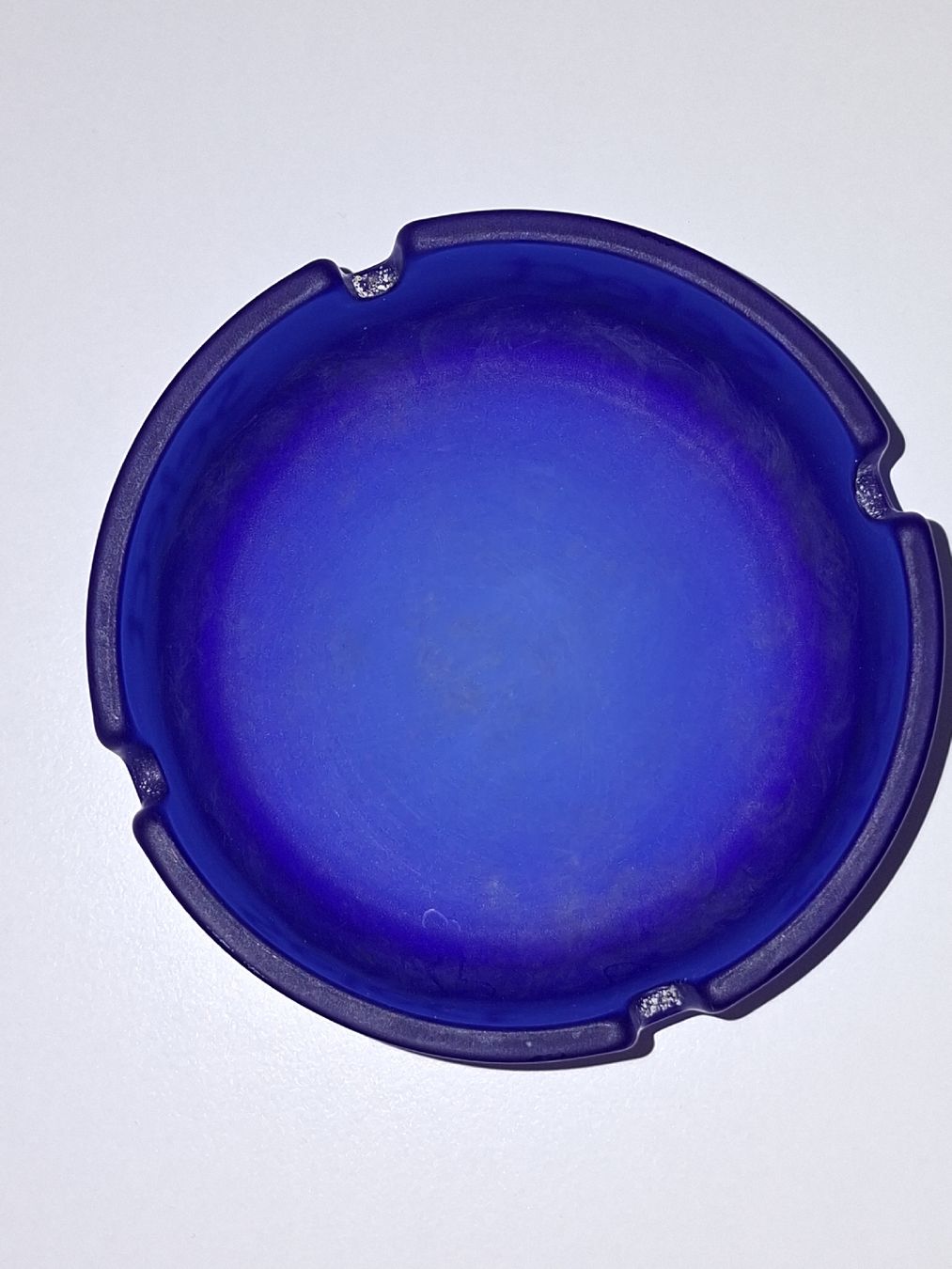 Portacenere: Vintage Select Simply Blue Glas Aschenbecher Blau  – Usato da Mellingen venduto da Aegert5 2