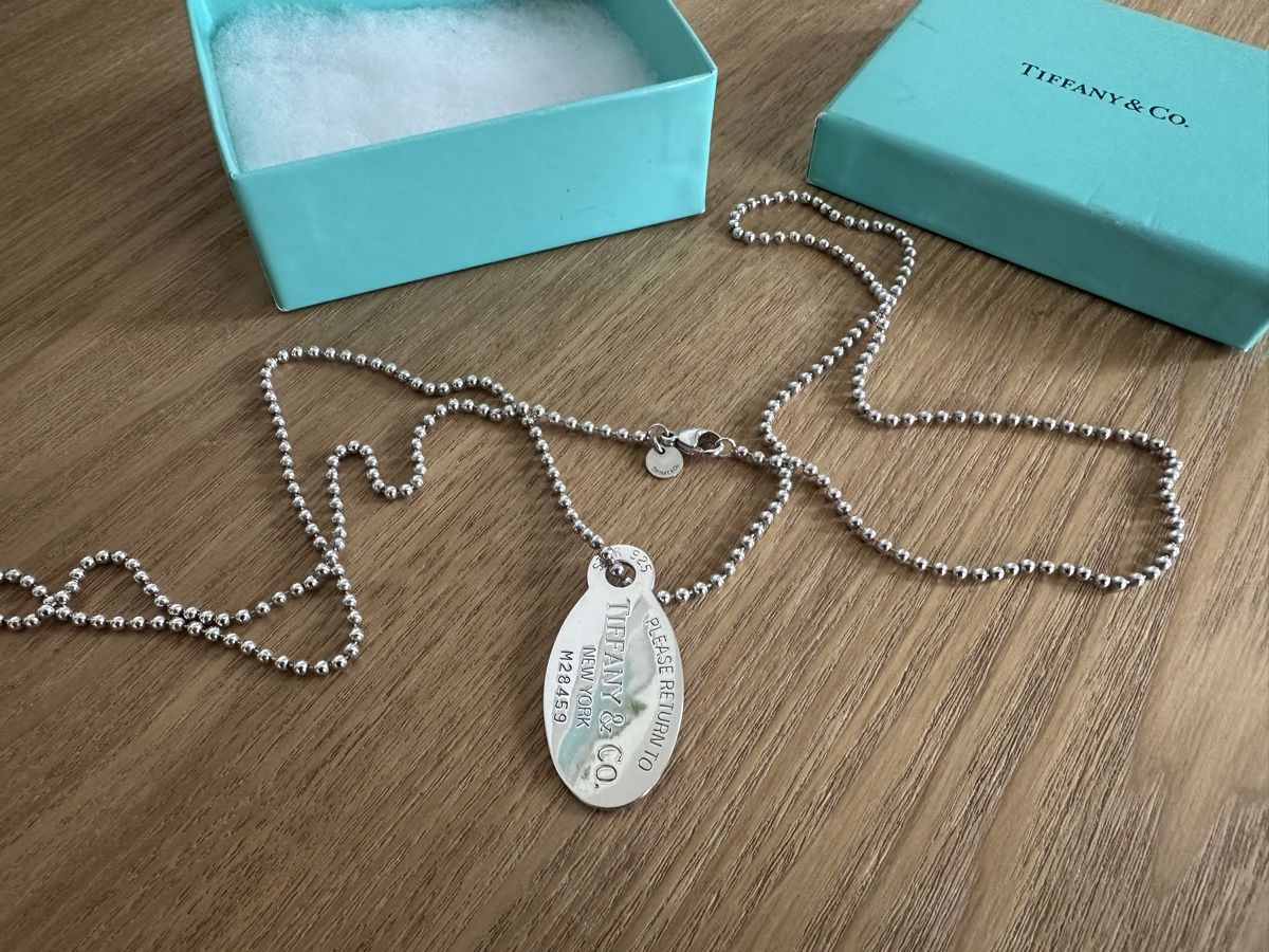 Tiffany & Co. Catenine: Return to Tiffany&Co. Oval Necklace – Usato da Goldach venduto da Lenny0220