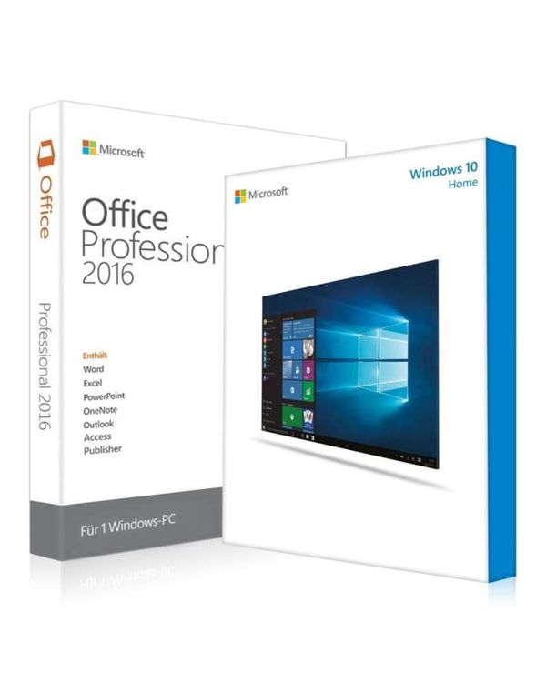 Microsoft Windows 10 Pro & Office 2016 Professional Plus (Gebraucht) in ...