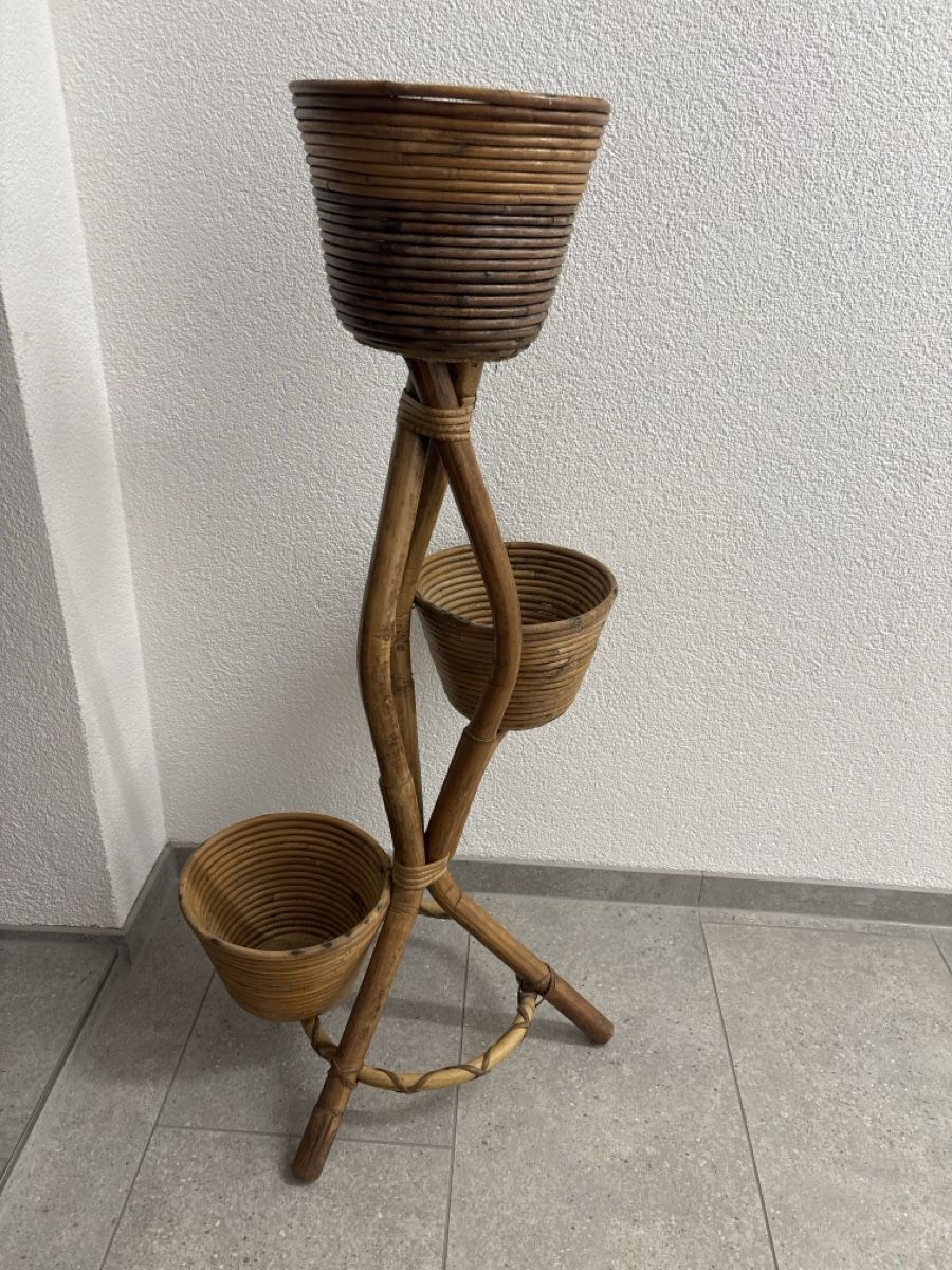 Alle Dekorationen: Pflanzenständer Rattanspirale 3 Körbe – Gebraucht aus rheineck von Neshi06 2