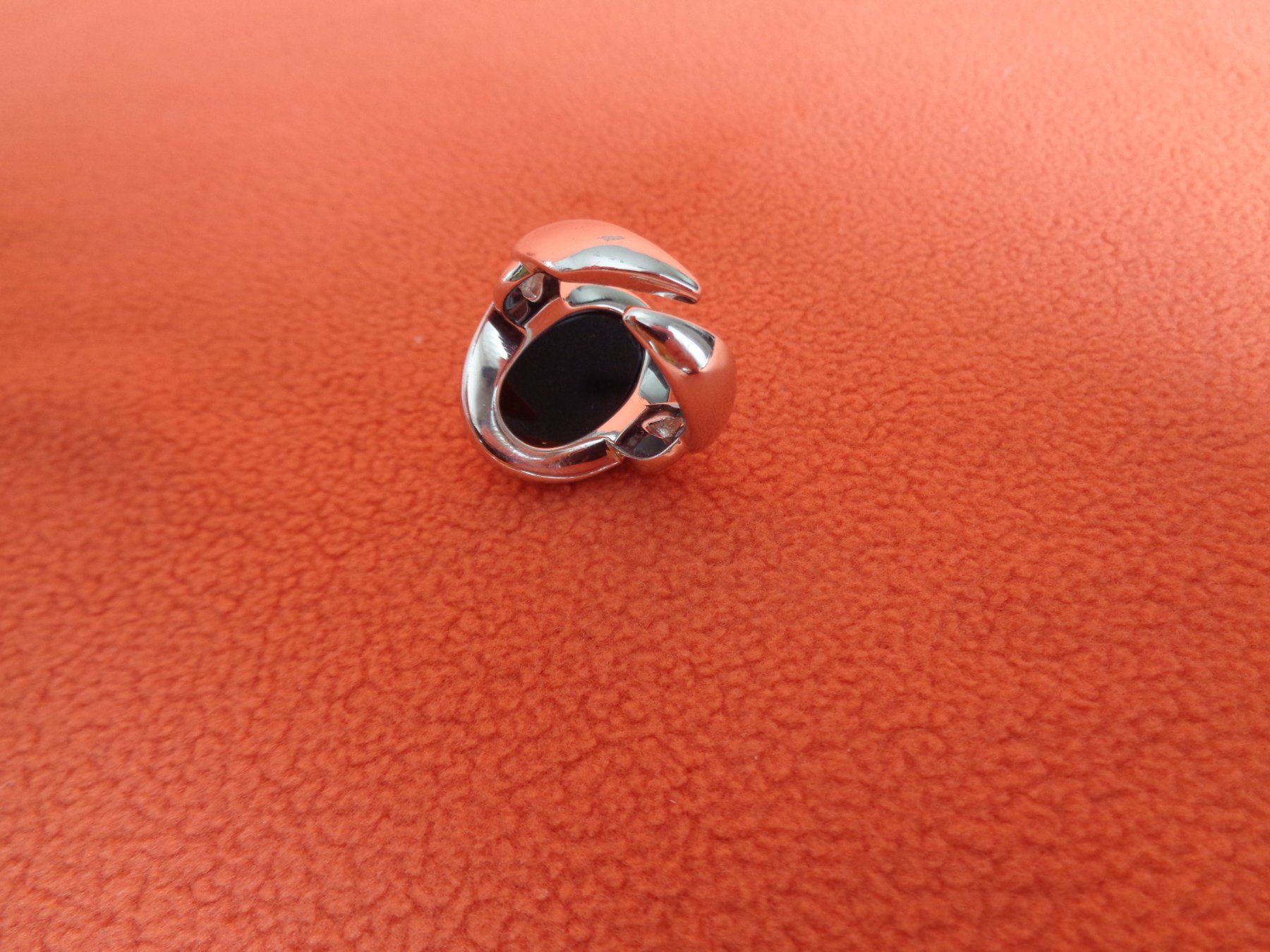 Anelli: Silberring mit Onyx - Sterling Silber 925 Grösse 57 – Nuovo (secondo la descrizione) da Chur venduto da omonia 8