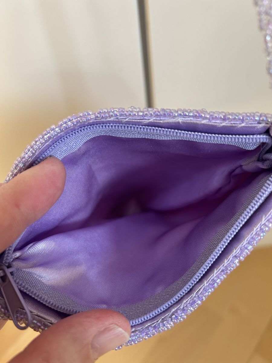 Taschen für Damen: Lilac Beaded Evening Bag with shoulder strap – Neu (gemäss Beschreibung) aus Zürich von Sophie0569 2