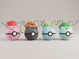 Pokeball Bulbasaur Collection - 3D Printed