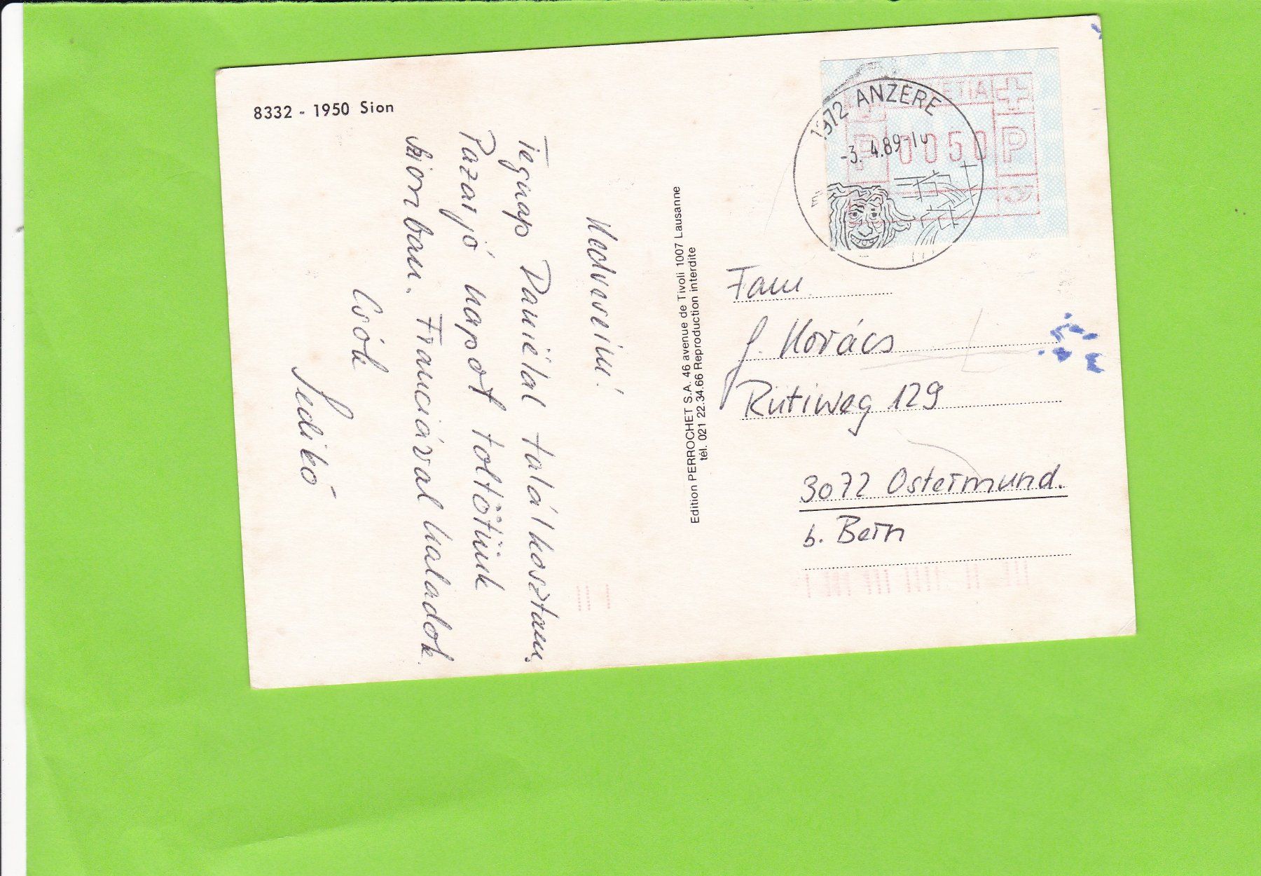 Cartes postales: Sion – D'occasion à St. Peterzell par neckertal 1