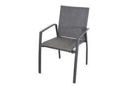 Gardeko Gartenstuhl Limbo schwarz Alustuhl Gastrostuhl neu