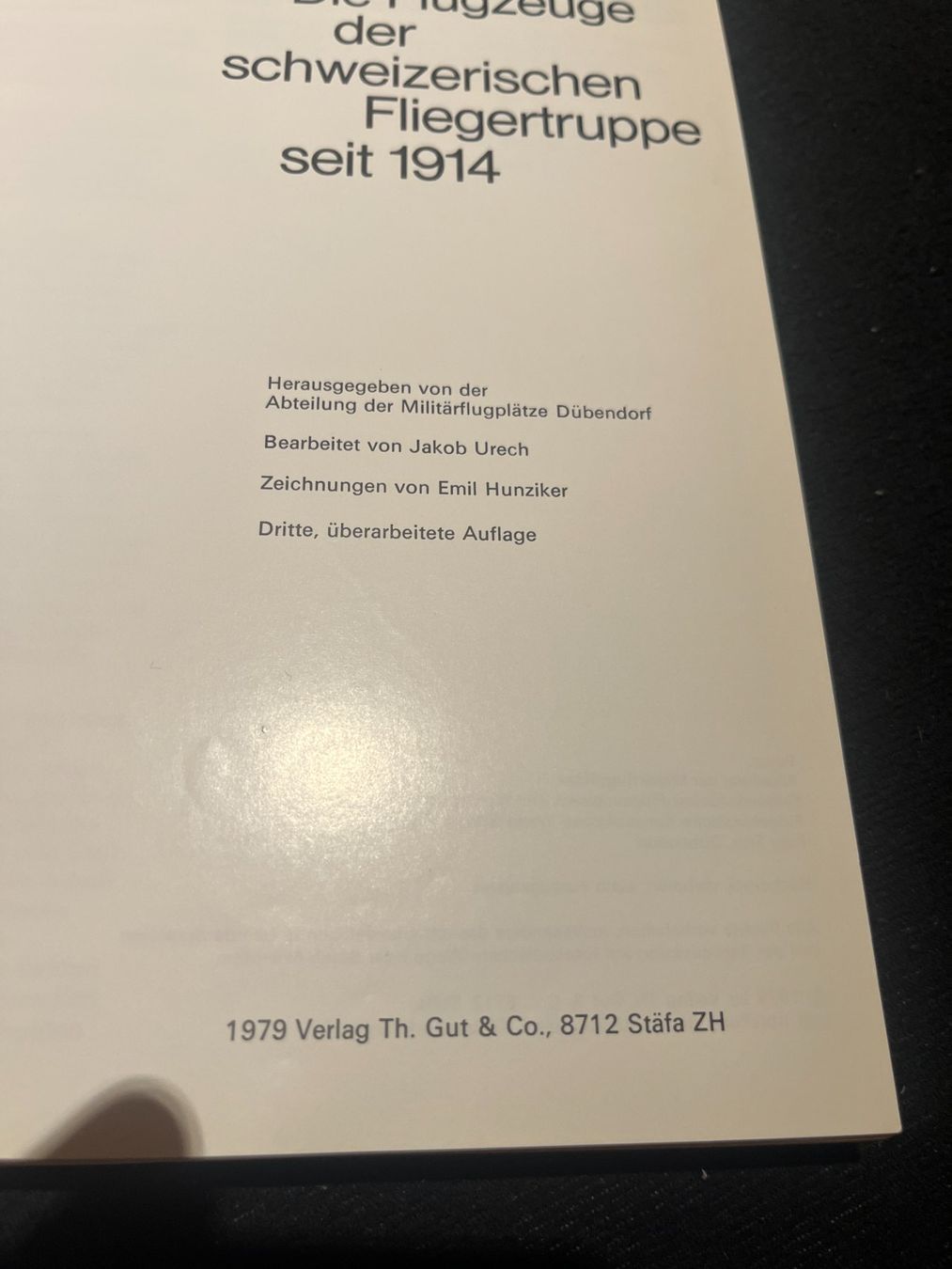 Bücher: Buch mit allen Flugzeugtypen der SAF – Defekt aus Ennenda von Oo1-Zuni 3