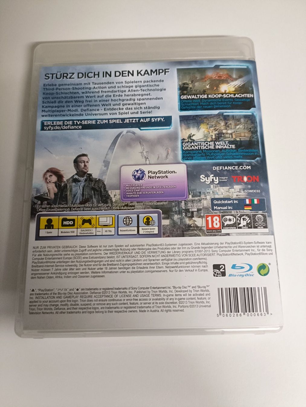 Sony Giochi: Defiance inkl. 2x Postkarten | PS3 – Usato da Köniz venduto da Gamecollect 4