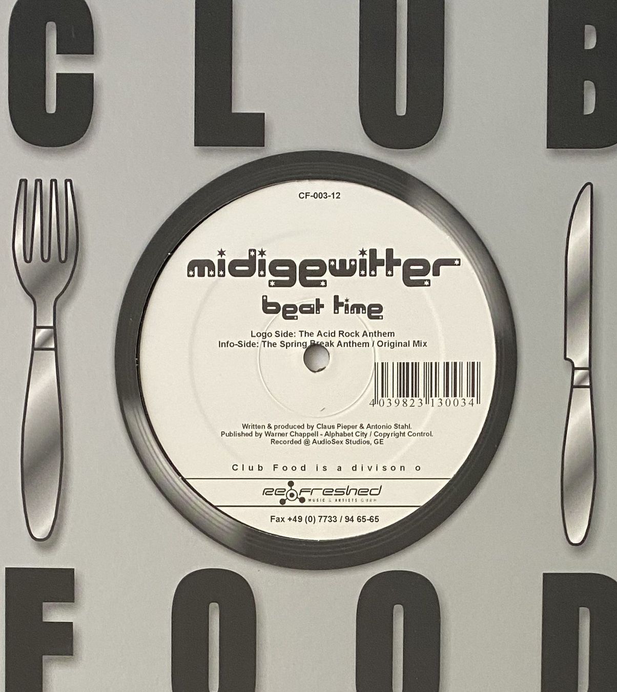 Dischi in vinile: Midigewitter, Beat Time (Trance, Acid) – Usato da Flums venduto da Empe1 2