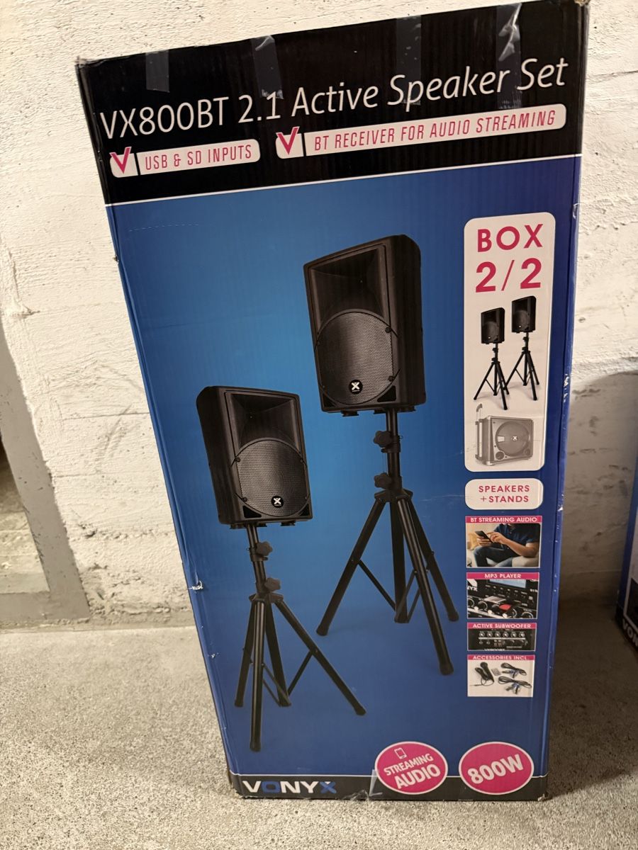 Jouets: Vonyx VX800BT 2.1 Active Speaker Set 800W  – D'occasion à Moosseedorf par mar_b2vx