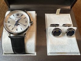 Louis Erard Automatik Mondphase + Manschettenknöpfe – Set