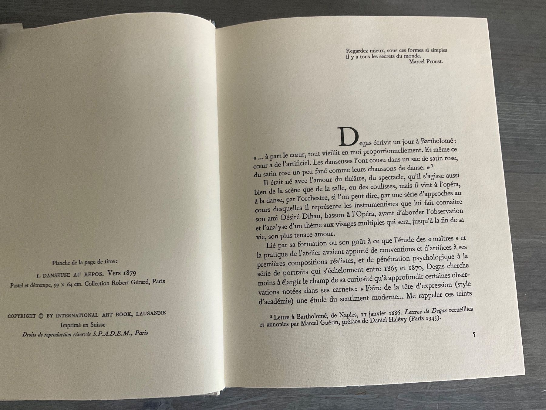 Libri: Livre Degas "les Danseuses" Ed. Librex Lausanne – Usato da Avenches venduto da Optimus_ 4