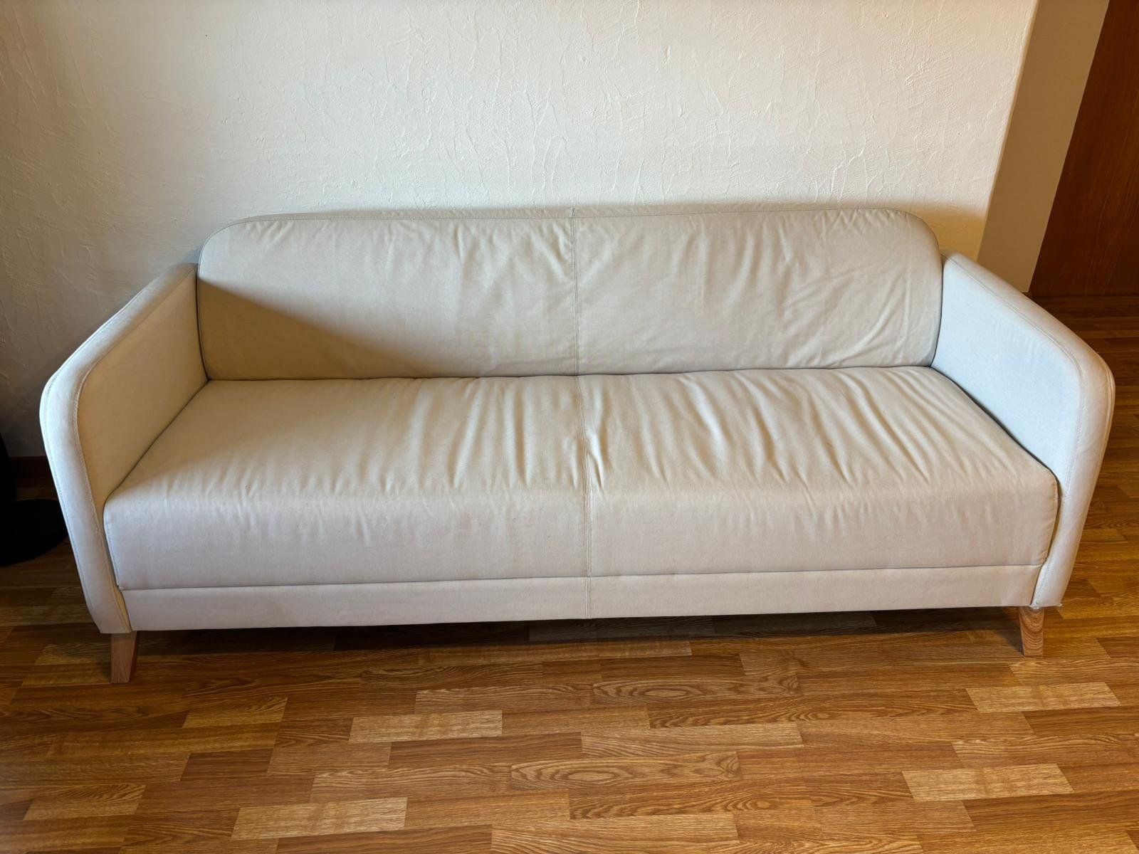 Ikea Divani: Ikea Linanäs 3er-Sofa Vissle beige – Usato da Bever venduto da jul_5726 2