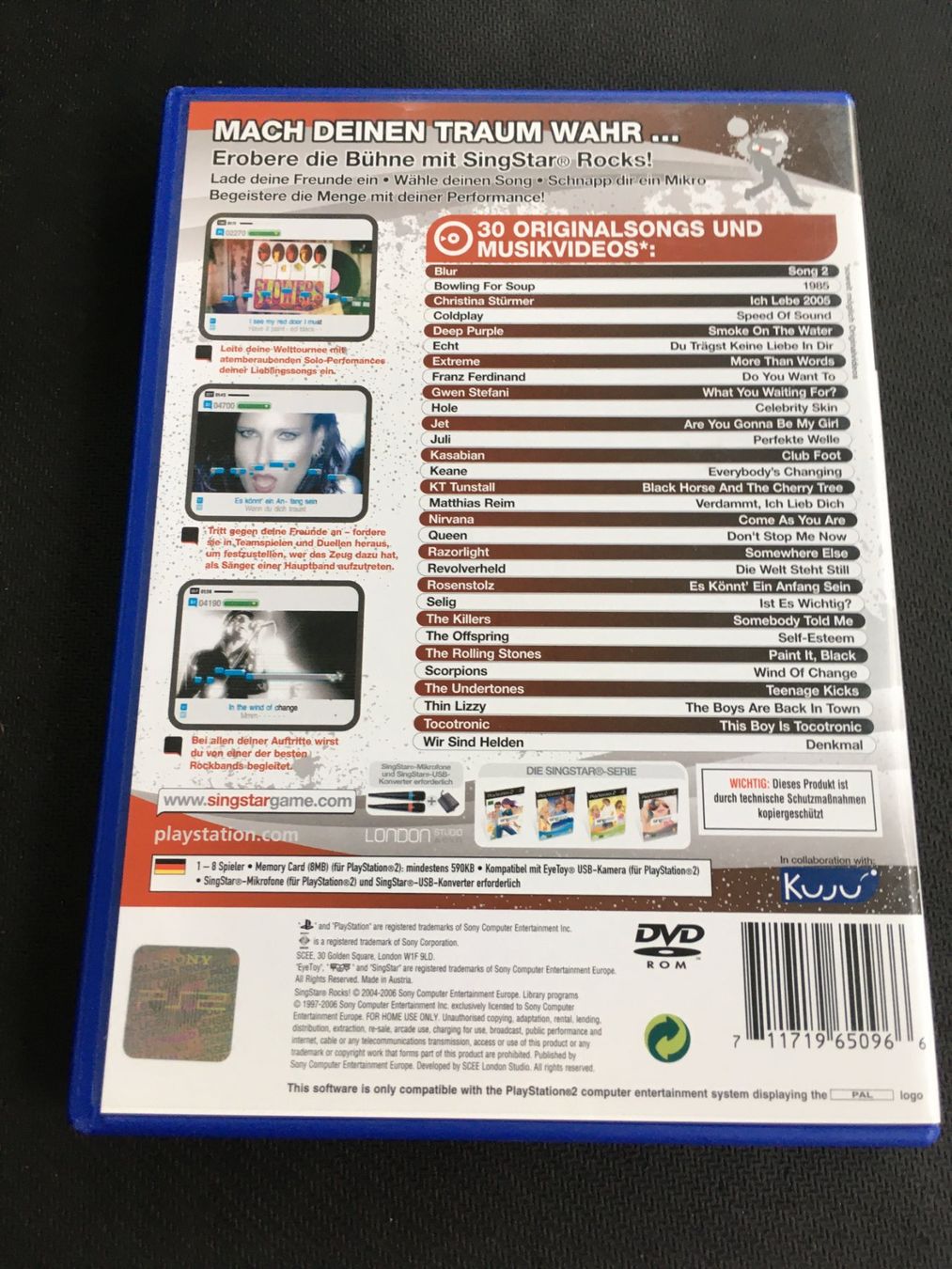 Sony Spiele: Singstar Rocks! - PS2 Playstation 2 – Gebraucht aus St.Gallen von sjosjo 1