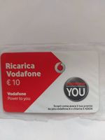Ital. Prepaid VODAFONE Telefonaufladekarten  zu verkaufen
