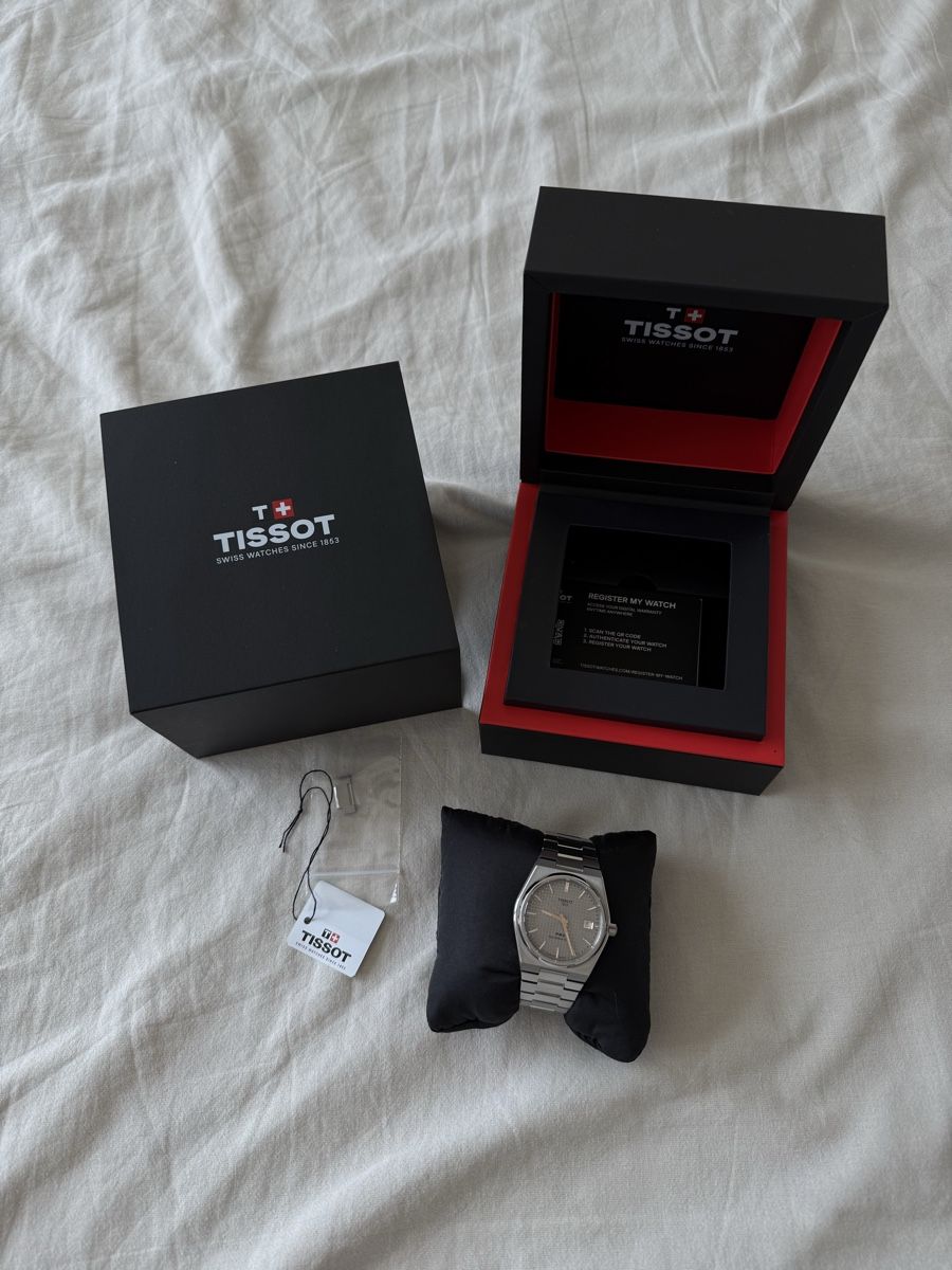 Tissot Orologi: Tissot PRX 38 Titane Powermatic 80 Anthracite – Nuovo (secondo la descrizione) da Morges venduto da Ramc_c 1