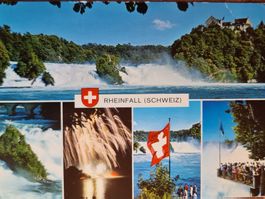 Ansichtskarte Rheinfall 1976
