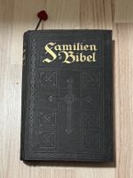 Antike FAMILIEN-BIBEL mit Goldprägung / 1936 / Guter Zustand