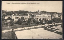 Zürich, Pflegerinnenschule mit Frauensp