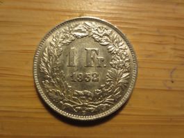 1 Fr. 1952 silber  unz