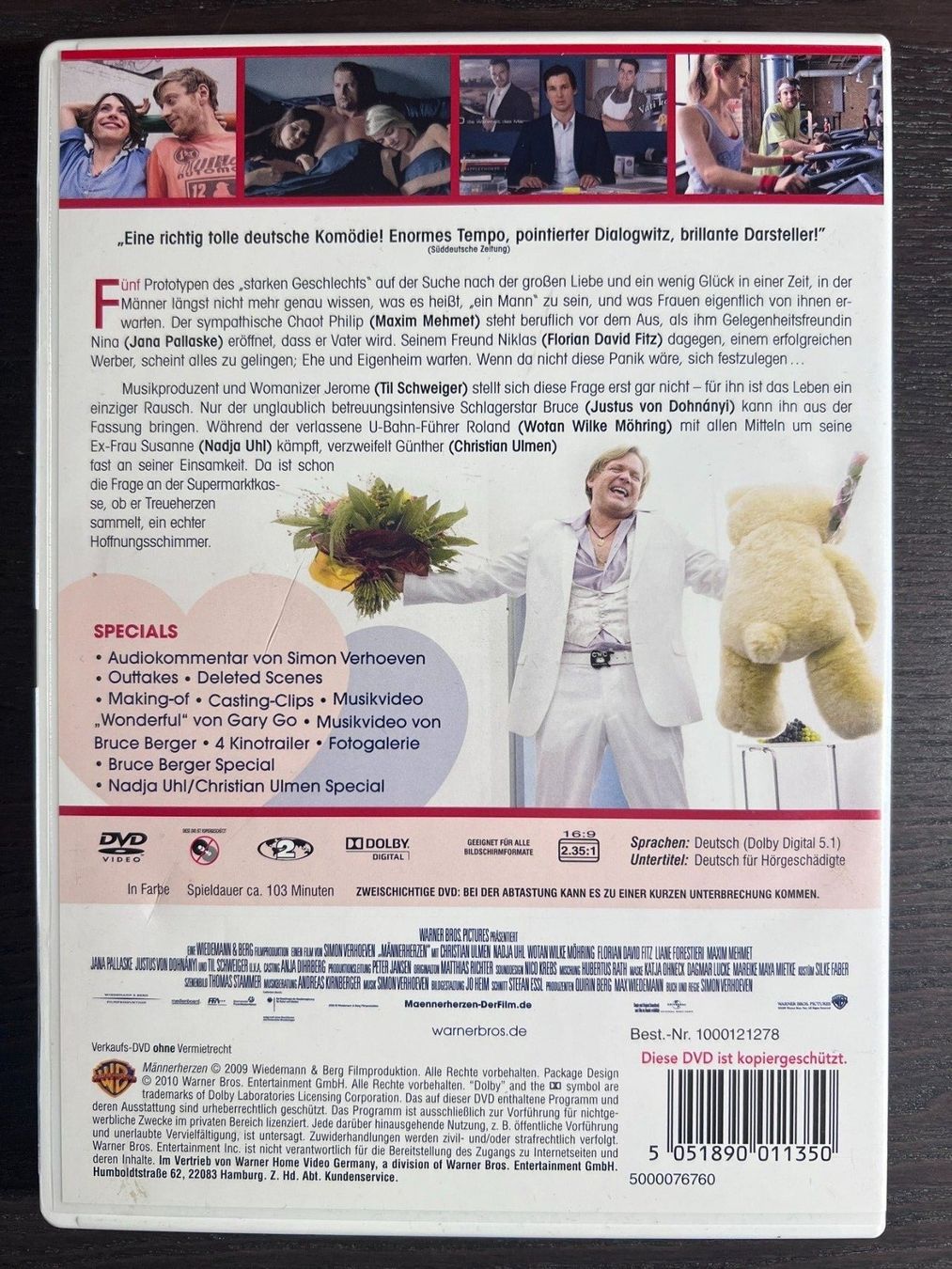 Tutti i DVDs: Männerherzen – Usato da Zürich venduto da FilmFreunde 1