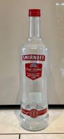 Smirnoff 3L Grosse Glassflasche (leer) Deko
