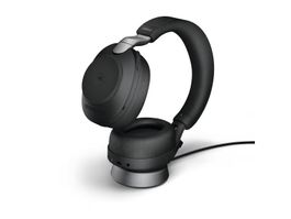 Jabra Headset Evolve2 85 Duo MS Schwarz, USB-C, inkl. Ladest