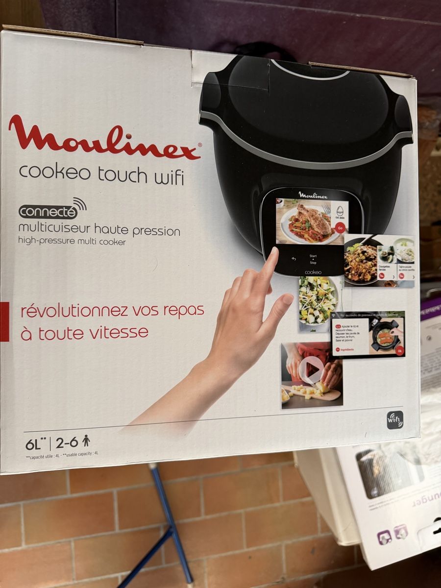 Moulinex Elettrodomestici da cucina: Moulinex Cookeo Touch Wifi noir neuf – Nuovo e nell'imballaggio originale da Chêne-Bourg venduto da Bullit28 1