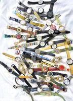 Grosse Swatch Uhren Konvolut verschiedene Modelle