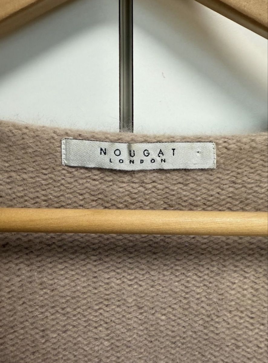 Giacche: Nougat Strickjacke Gr 36 mit Angora & Seide – Usato da jona venduto da paulan94 3