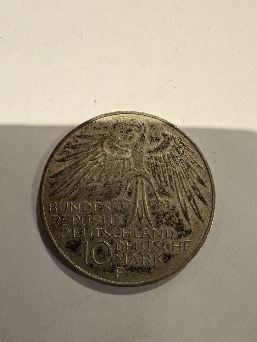 Alle Münzen: pièce de 10 Deutsche Mark 1972 – Gebraucht aus Echallens von JAR69