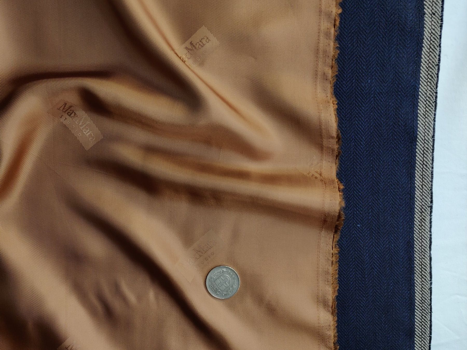 Stoffe: Futter Stoff Viskose Acetat 1.5x1.4m Max Mara Jacquard – Neu (gemäss Beschreibung) aus Lufingen von Voyager7 5