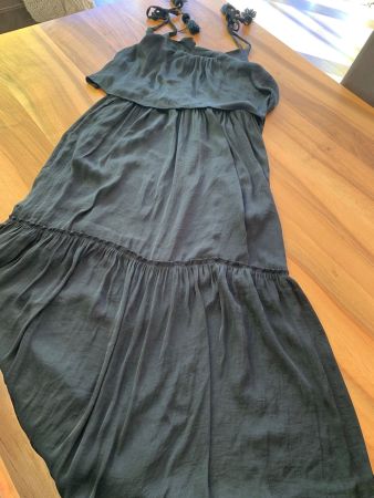 PEPE JEANS mega schönes schwarzes Maxikleid Gr. M