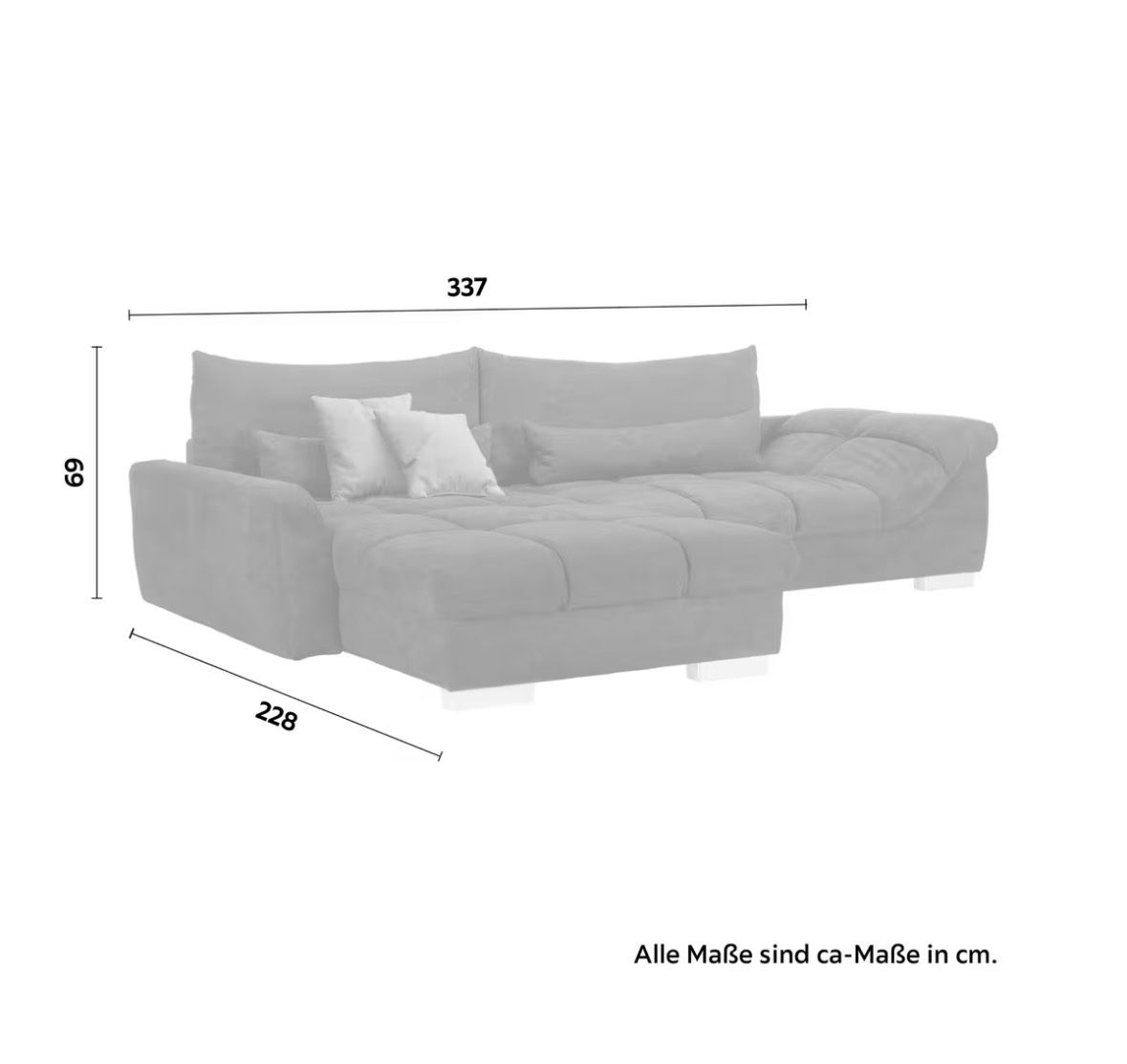 Mömax Divani: Ecksofa Waikiki – Usato da Rümlang venduto da yane_zh 2