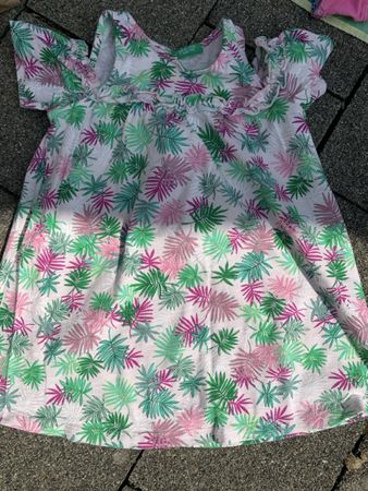 Sommerkleid Palmenmuster Grösse 100