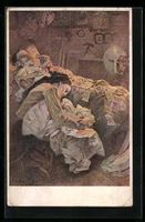 Alphonse Mucha: Mutter und Kind schlafen