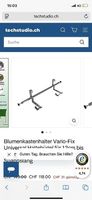 2x Blumenkastenhalterung, Blumenkästen Vario fix
