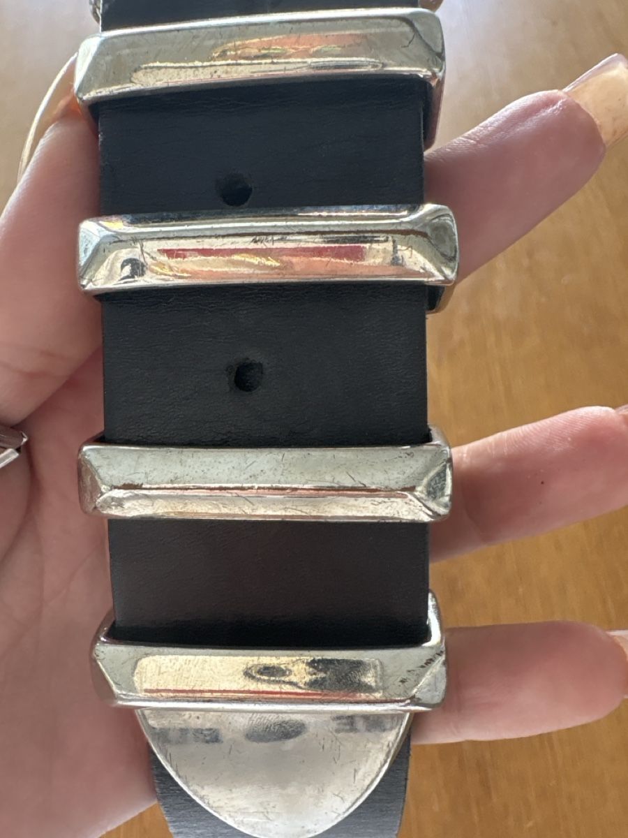 Kooples Cinture: The Kooples black leather belt T1 – Usato da Wettswil venduto da tininha79 2