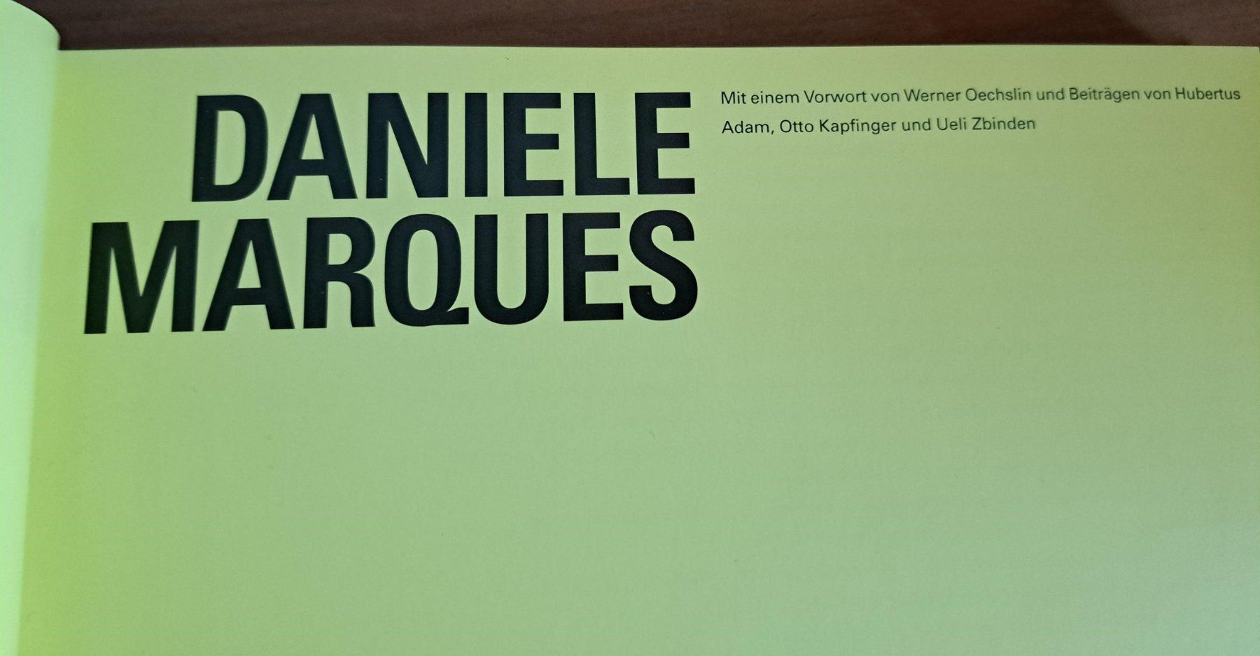Livres: Daniele Marques - Luzerner Architekt - Werkkatalog – D'occasion à Basel par Patiscat 1